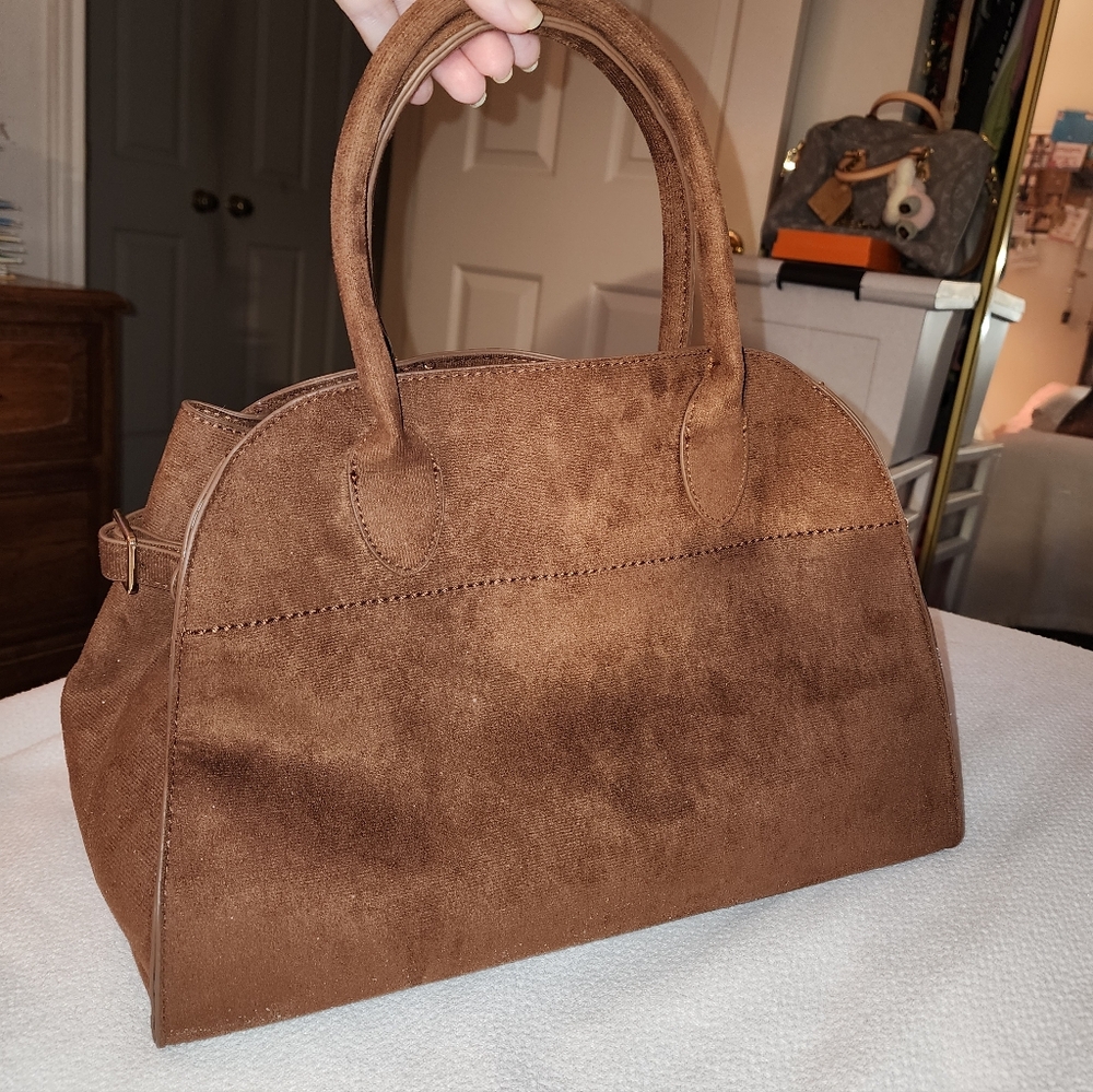 Suede Large Tote Faux Suede Women's Bag